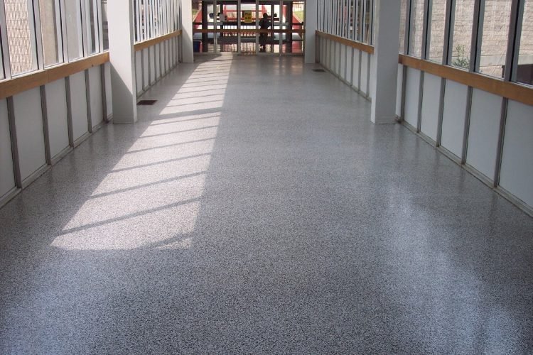 Epoxy Colored sand coating for hospital