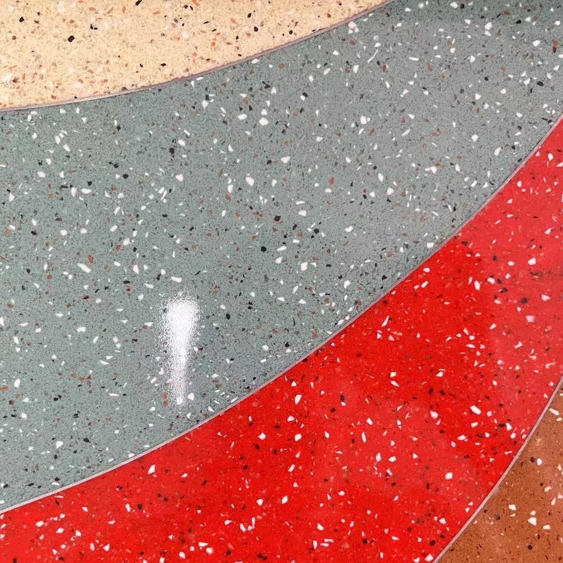 Patterned Epoxy Terrazzo Design